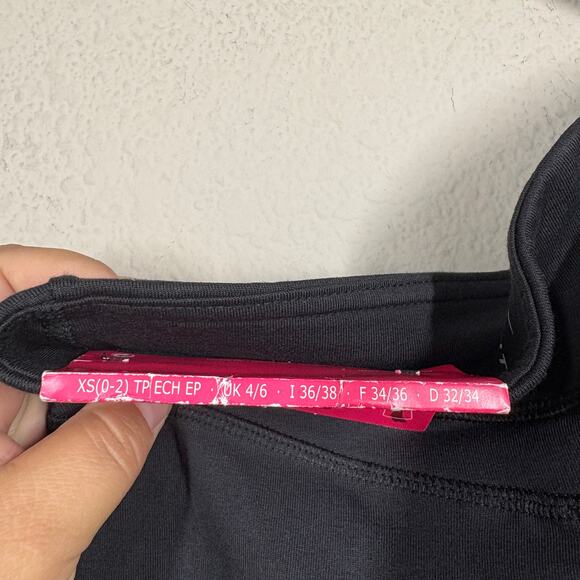 Nike Womens Size XS Dri-Fit Capri Pants Black Cotton Blend Pull On Activewear - Picture 7 of 11